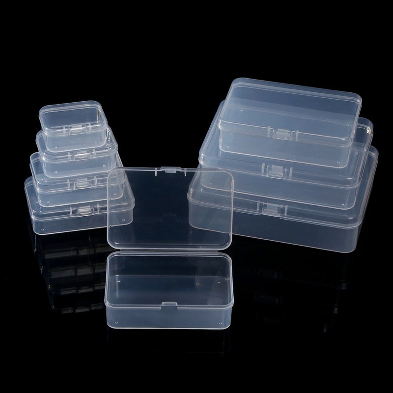 Rectangular Pp Plastic Box Rectangular Storage Box Transparent Storage Parts Box Small Product Packaging Box - Image 5